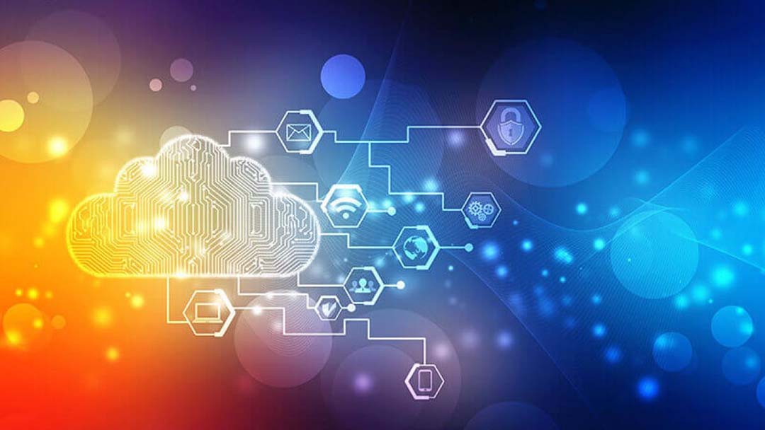 A secure data center representing cloud security infrastructure.